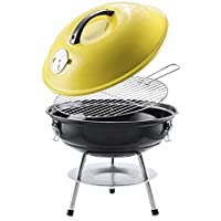 Los mejores  - Desconocido Barbacoa de Carbón Portátil Barbacoas Parrilla de Acero con Tapa Sin Humo para Terraza Jardín Exterior BBQ
